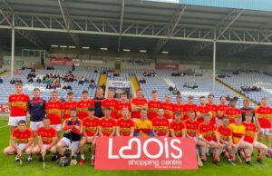 The Harps team that played Portlaoise in the delayed 2020 Laois Premier IHC Final