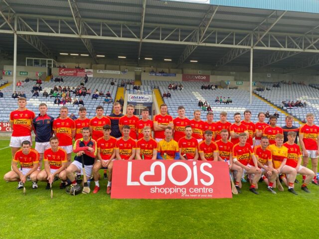 The Harps team that played Portlaoise in the delayed 2020 Laois Premier IHC Final