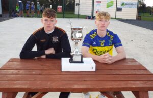 Camross Eoghan Cuddy and Abbeyleix's Adrian Dunne
