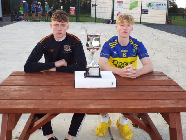 Camross Eoghan Cuddy and Abbeyleix's Adrian Dunne