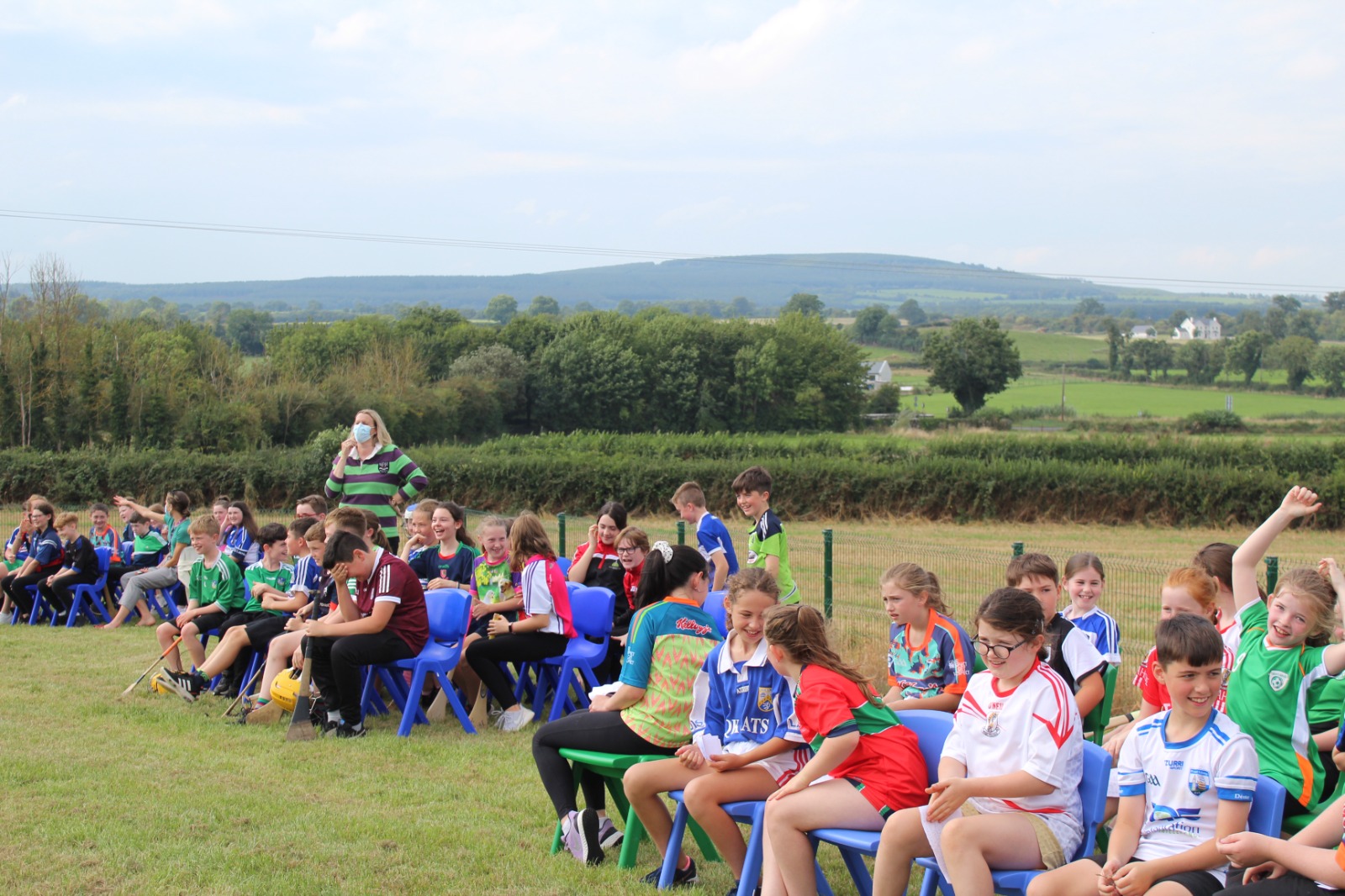 Declan Hannon visits Timahoe NS 