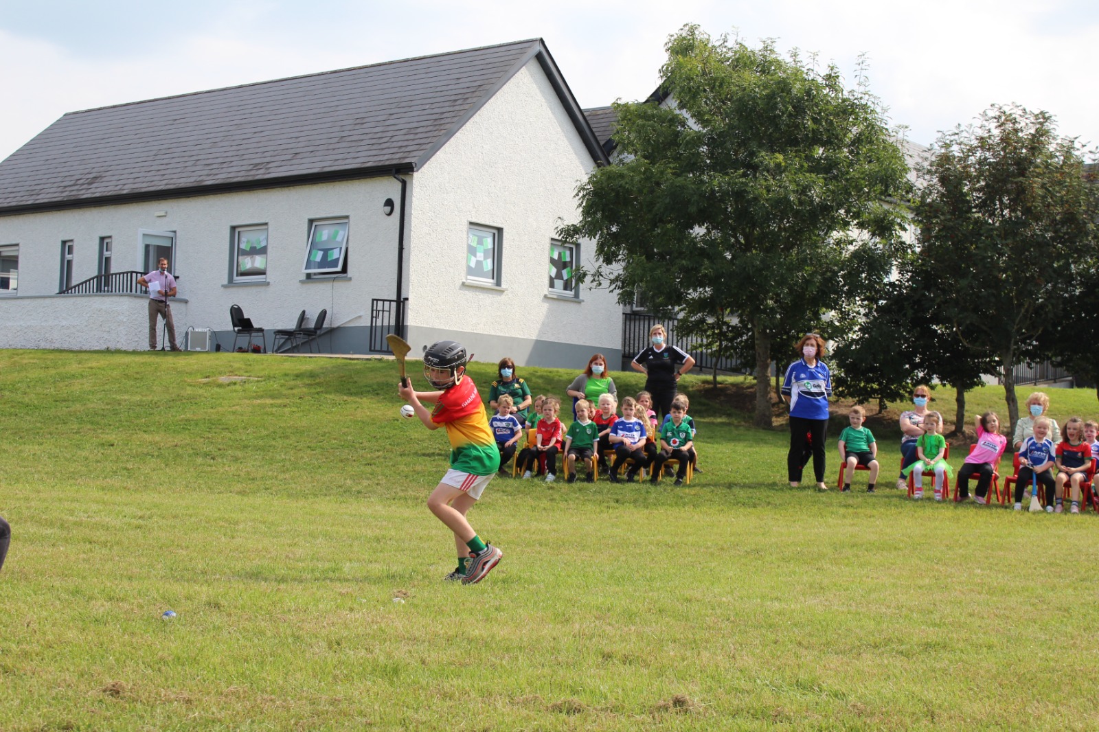 Declan Hannon visits Timahoe NS 