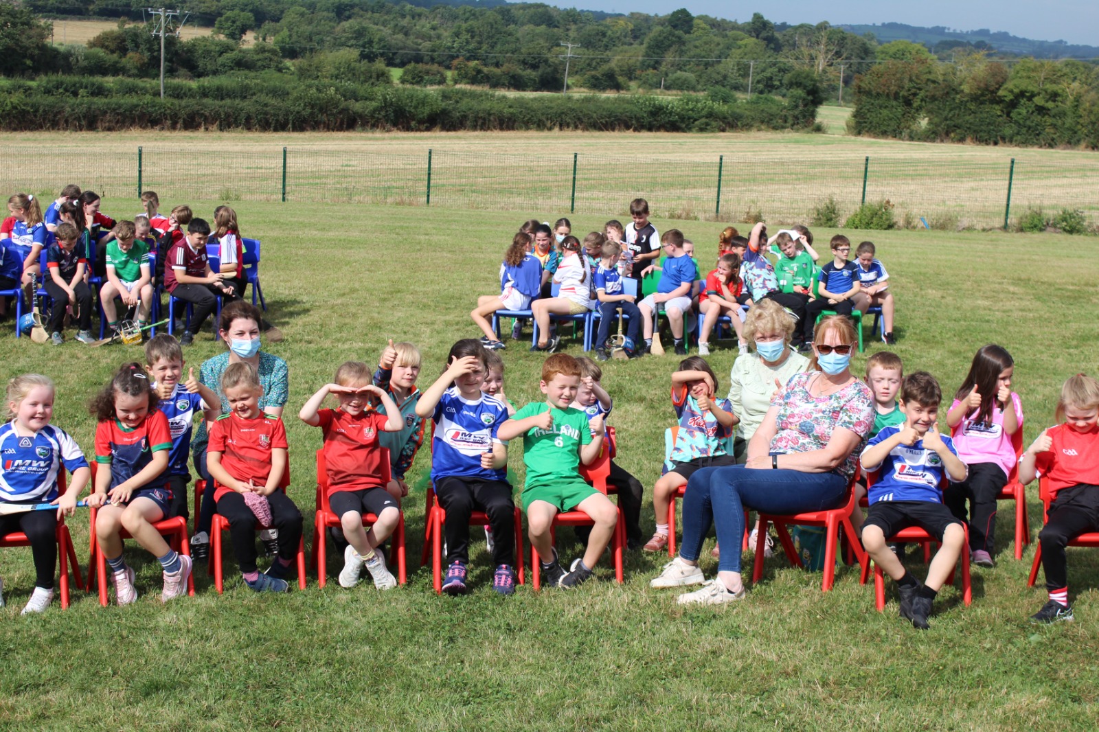 Declan Hannon visits Timahoe NS 