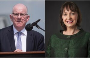 Fiona O'Loughlin and Charlie Flanagan