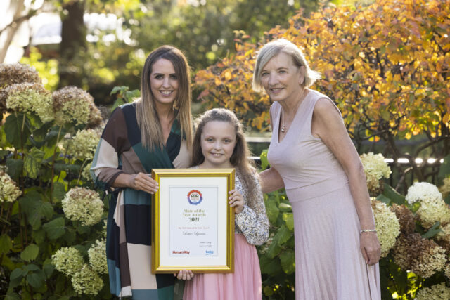 Louise Lynam with daughter Kiera (9) and mother Connie. Picture Andres Poveda