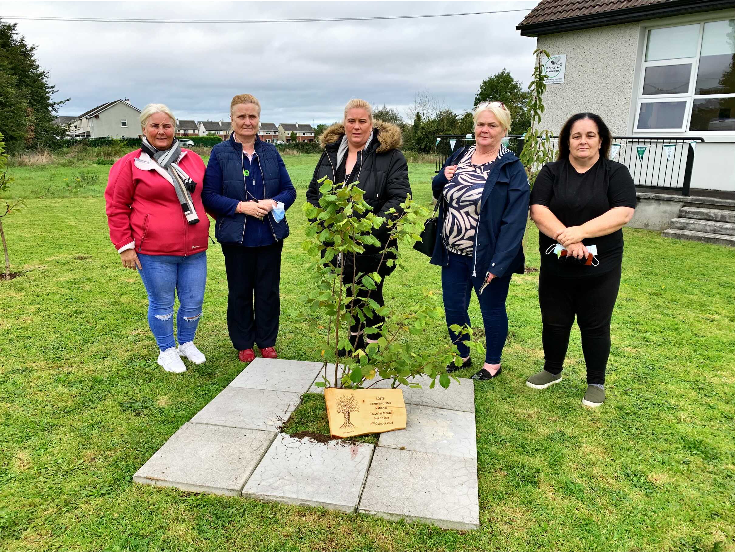 Community Helath Workers from Laois Travellers Action Group: Kathleen McDonagh, Kathleen Nevin, Maureen McInerney, Bridget McInerney and Bridget O’Connor