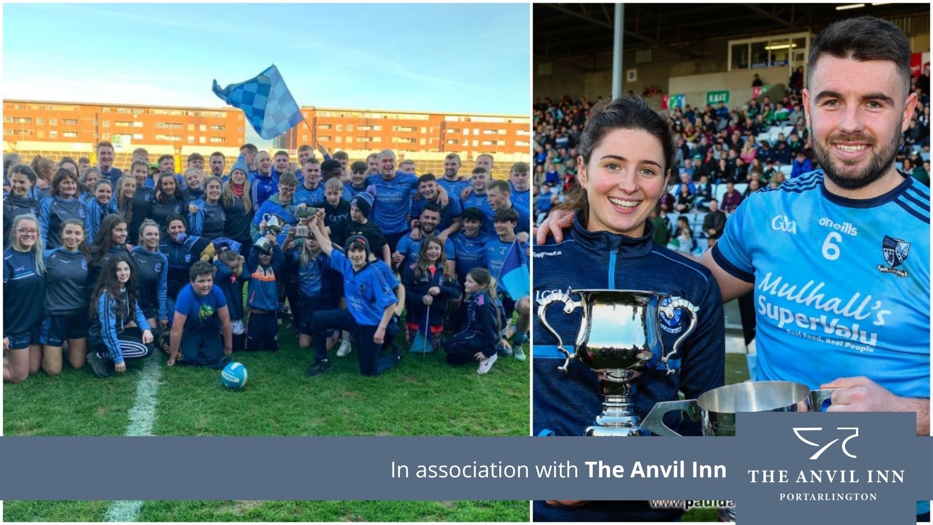 Remarkable Sunday for Laois brother and sister who captain their teams to championship glory