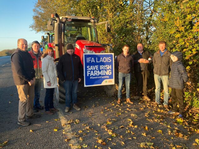 Laois IFA Protest