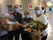 Theresa Keyes (centre) with Beth Wogan, Family Carers Ireland (left) and Alison Hackett, Family Carers Ireland