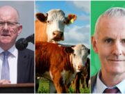 Charlie Flanagan, cows, Ciaran Cuffe