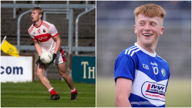 Sean Greene and Rioghan Murphy Laois U-20s