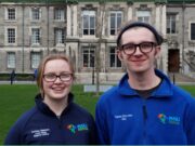 Courtney Chambers and Ben Campbell Students