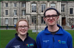 Courtney Chambers and Ben Campbell Students