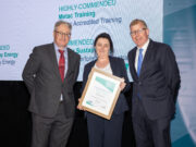 Joe Durkan, Programme Manager, Ursella Dunphy, METAC Training, Ciaran Byrne, Director of National Retrofit, SEAI