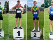 Laois students at Leinster Schools Championships