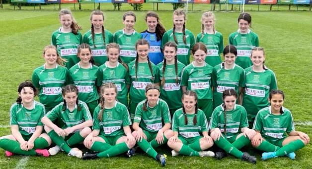 Portlaoise AFC U-14 Girls SFAI Cup National Cup Winners