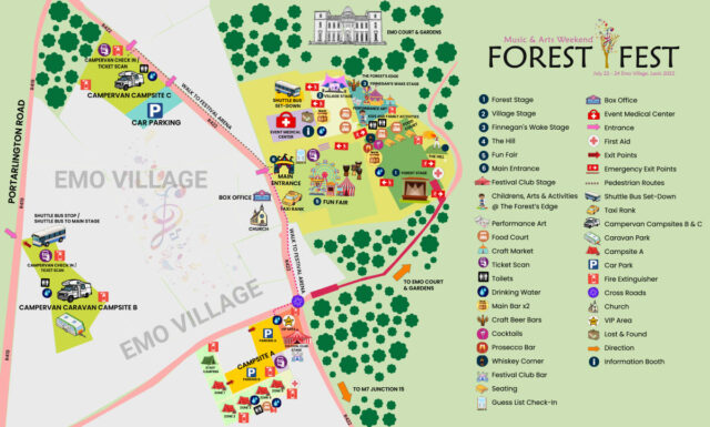 Forest Fest Site & Map