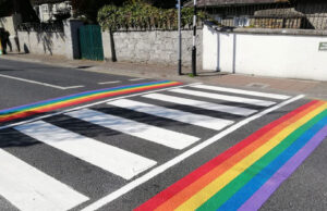 Rainbow Pedestrain Crossing