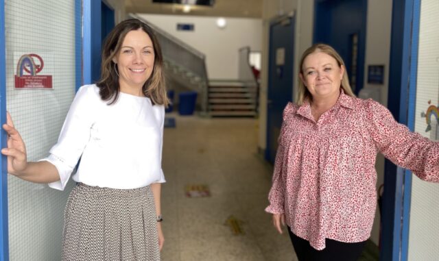 Deputy Principal Claire Fitzgerald and Principal Dympna Kelly