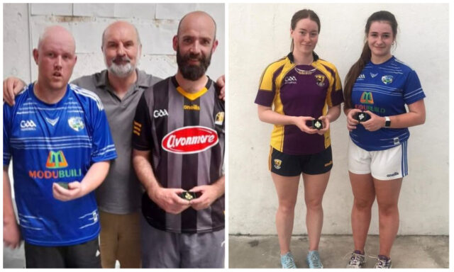 Úna Brophy of Cullohill HBC represented Laois in the Ladies Junior B Final while Tómas Lennon of St. Brigid’s, Monavea HBC was in the O35