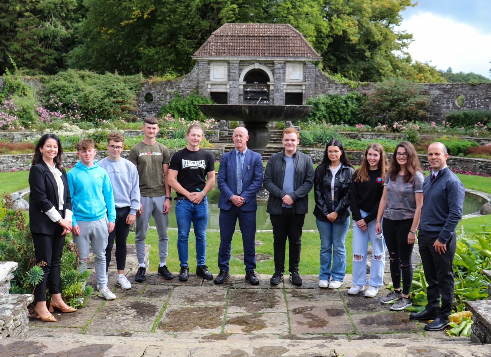  Ms. Mary Harrington (DP), James Ryan, Matthew Bergin, Cathal Lynam, Andrew Delaney, Mr. Philip Bowe ( principal), Brian Walshe, Rachel Dooley, Orla Dunne, Laura Vesey and Mr. Peter Malone (Deputy Principal)