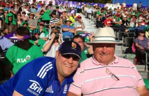 Richard Monk Cricket match