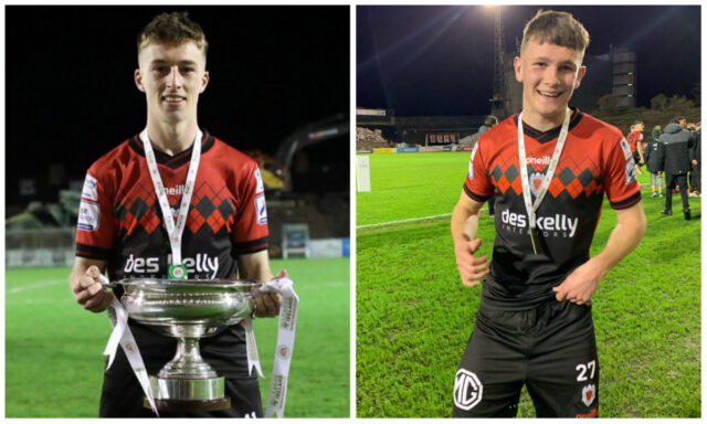 Aaron Doran and Peter Grogan Bohemians U19 League of Ireland