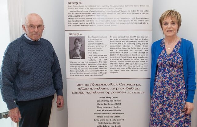 Laois Cumann na mBan Exhibition Launch at Mountmellick Library