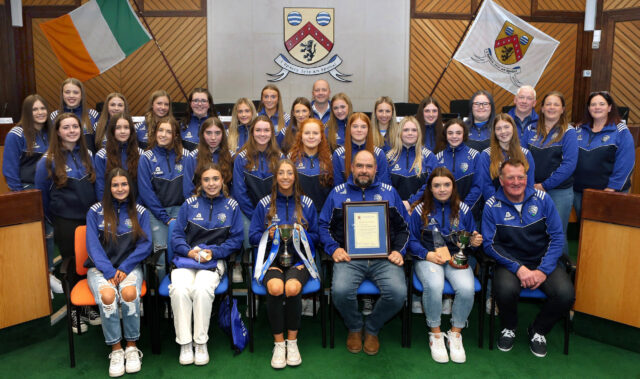 Laois U-16 Camogie team Civic Reception (9)