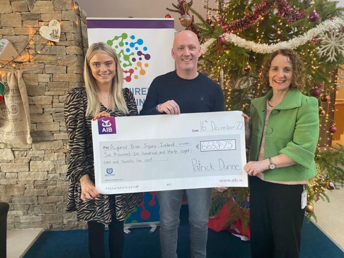 Paddy Dunne fundraiser to Aquired Brain Injury Ireland