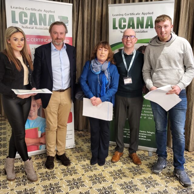 Holly Hunter and Josh Donagher, both from Colaiste Iosagain Portarlington (1)