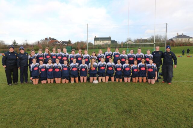 Portlaoise RFC U-14 Girls Leinster Cup Champions