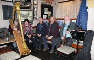Christy Playing Harp