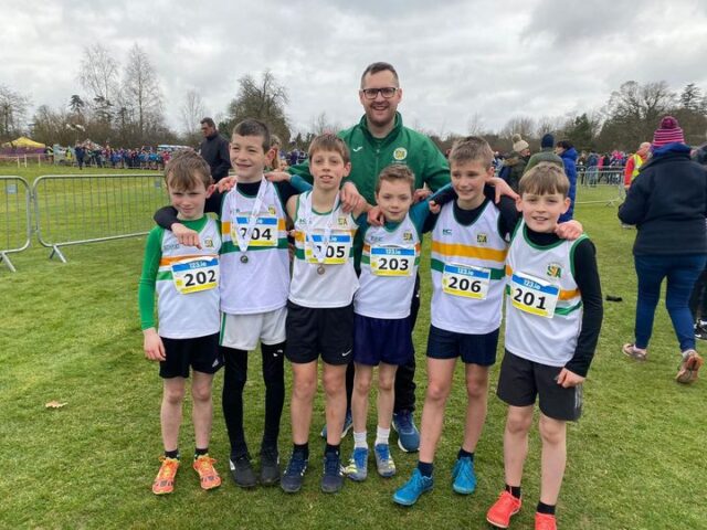 Gold medal winning Boys u11 team with coach James Nolan (1)