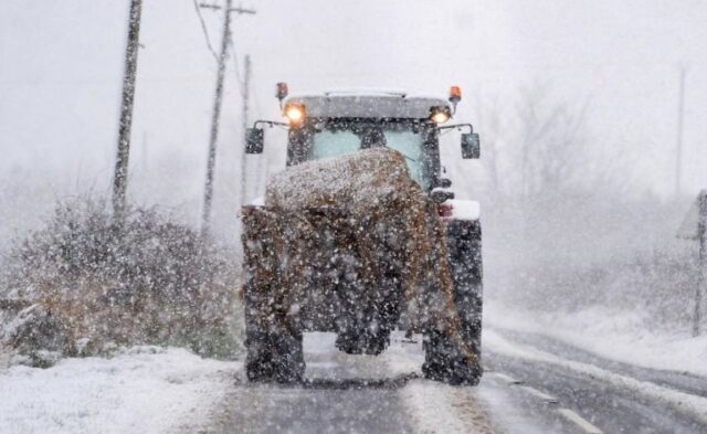 Salting the roads