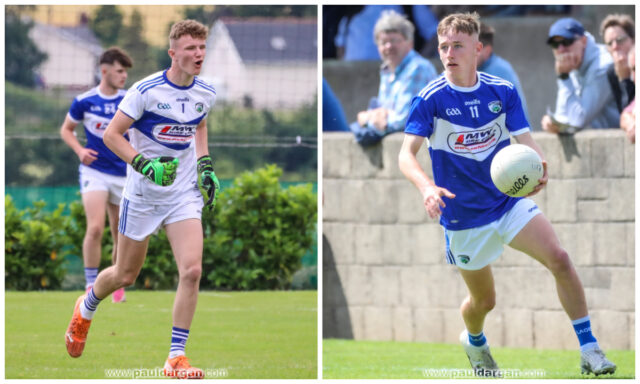 Conor Brown and Jack Byrne Laois U-20