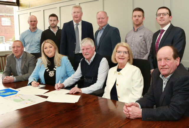 Laois county council road signing