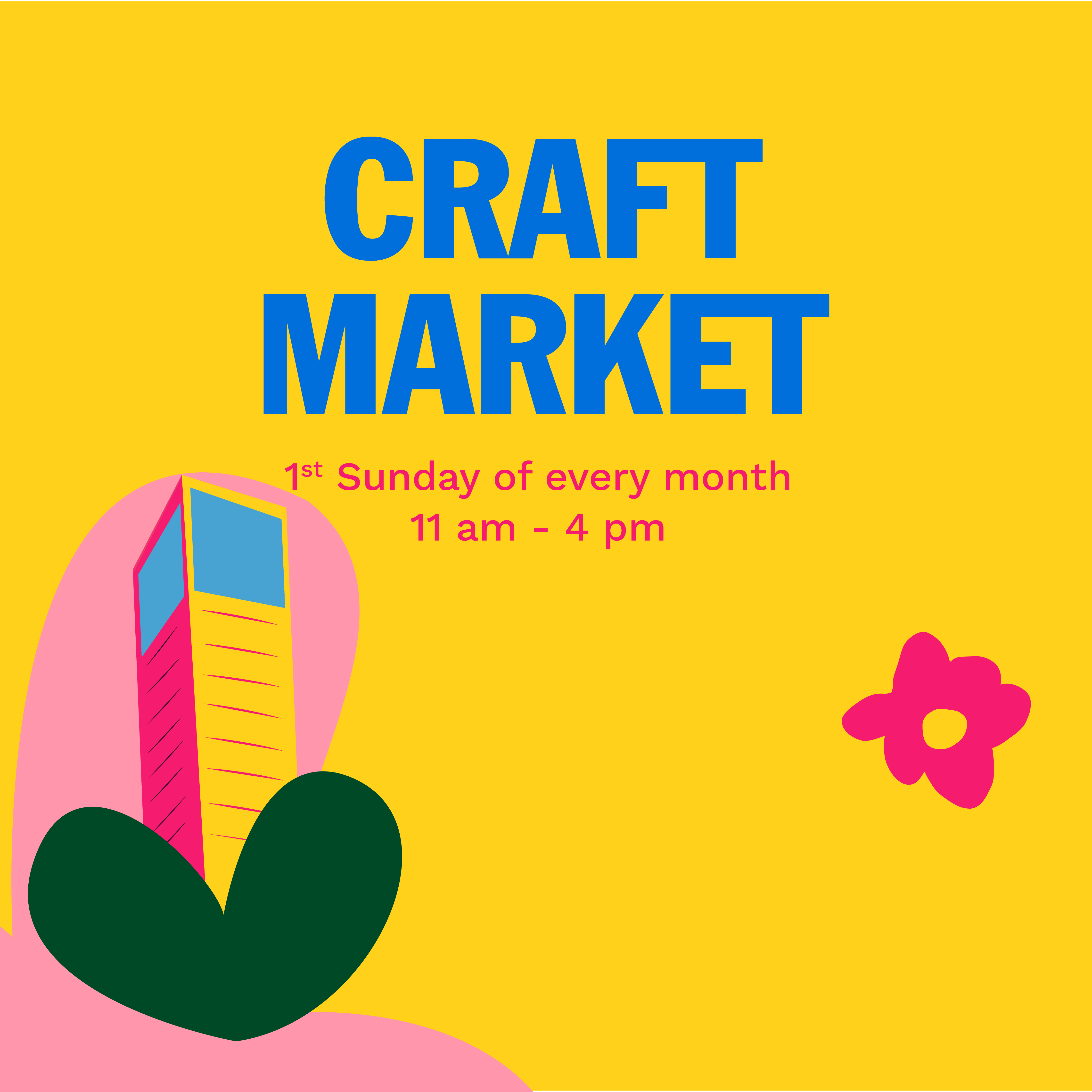 Craft market at Solas Eco Garden Centre