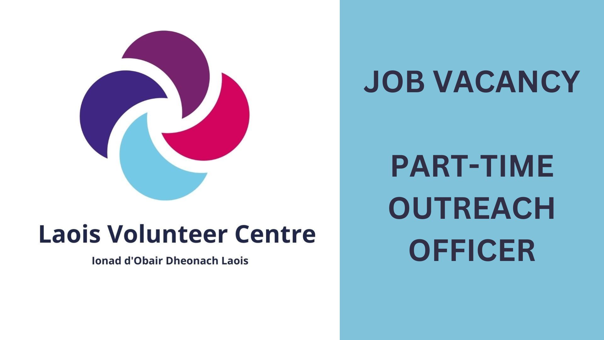 Laois Volunteer Centre job ad appearing on LaoisToday