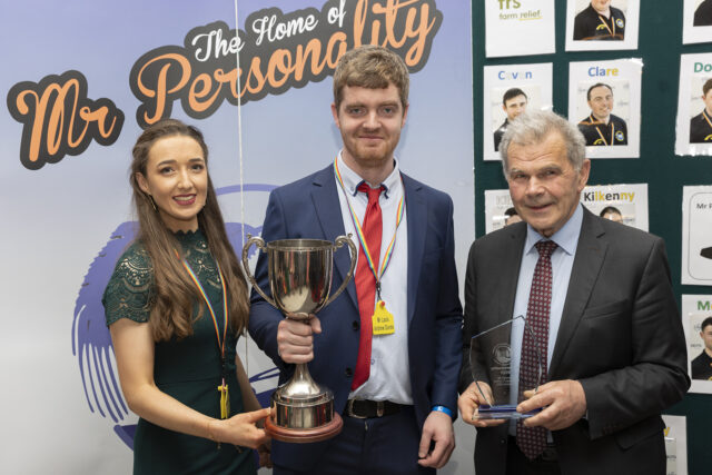 Andrew Dunne with Mr Personality Festival Chairperson Christine O'Neill and KCDFRS Chairman Michael Parsons