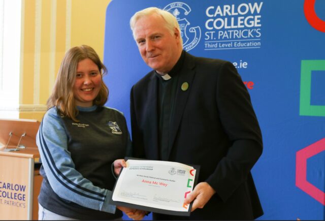 Carlow College scholarship winner Anna McWey