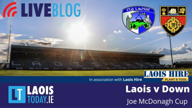 The LaoisToday live blog of Laois v Down in the Joe McDonagh Cup