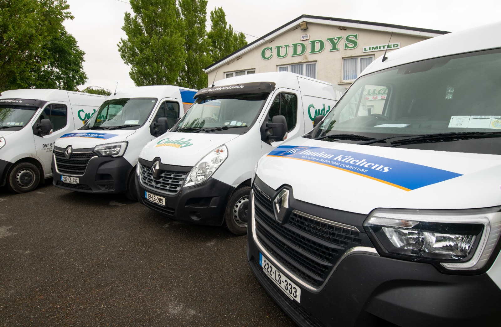 Hanlon and Cuddy Kitchen vans