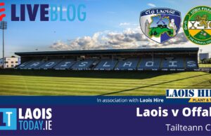 The Laois Today live blog of the Tailteann Cup action between Laois and Offaly