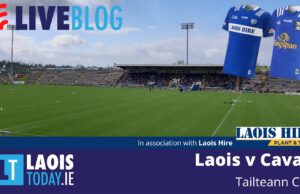 The Laois Today live blog of Laois v Cavan in the Tailteann Cup