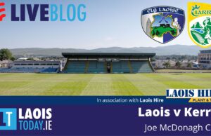 The Laois Today live blog of Laois v Kerry in the Joe McDonagh Cup