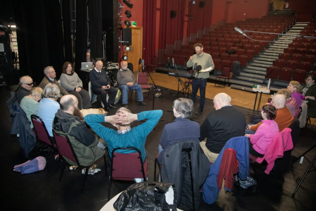 Sightless Cinema Network workshop photo Dunamaise Arts Centre