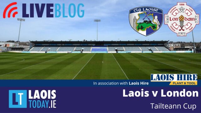 Laois take on London in the Tailteann Cup. Follow the LaoisToday live blog here