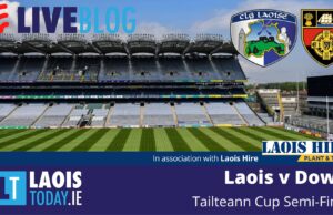The laoisToday live blog of Laois v Down in the Tailteann Cup semi final