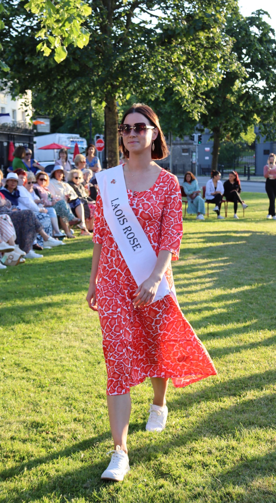 Laois Rose 2023 Sinead Dowd takes part in the Fifty-Seven fashion show